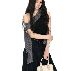 Asymmetric One Shoulder Top