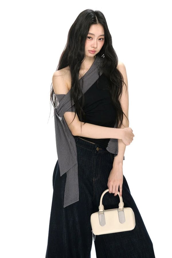 Asymmetric One Shoulder Top