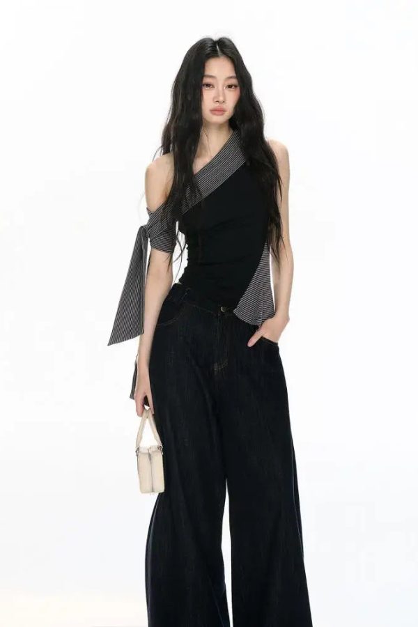 Asymmetric One Shoulder Top