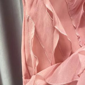 Asymmetric Ruffled Mini Dress