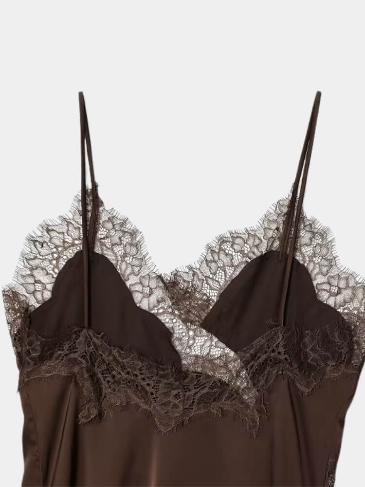 Asymmetrical Lace Mini Dress Asymmetrical Lace Mini Dress