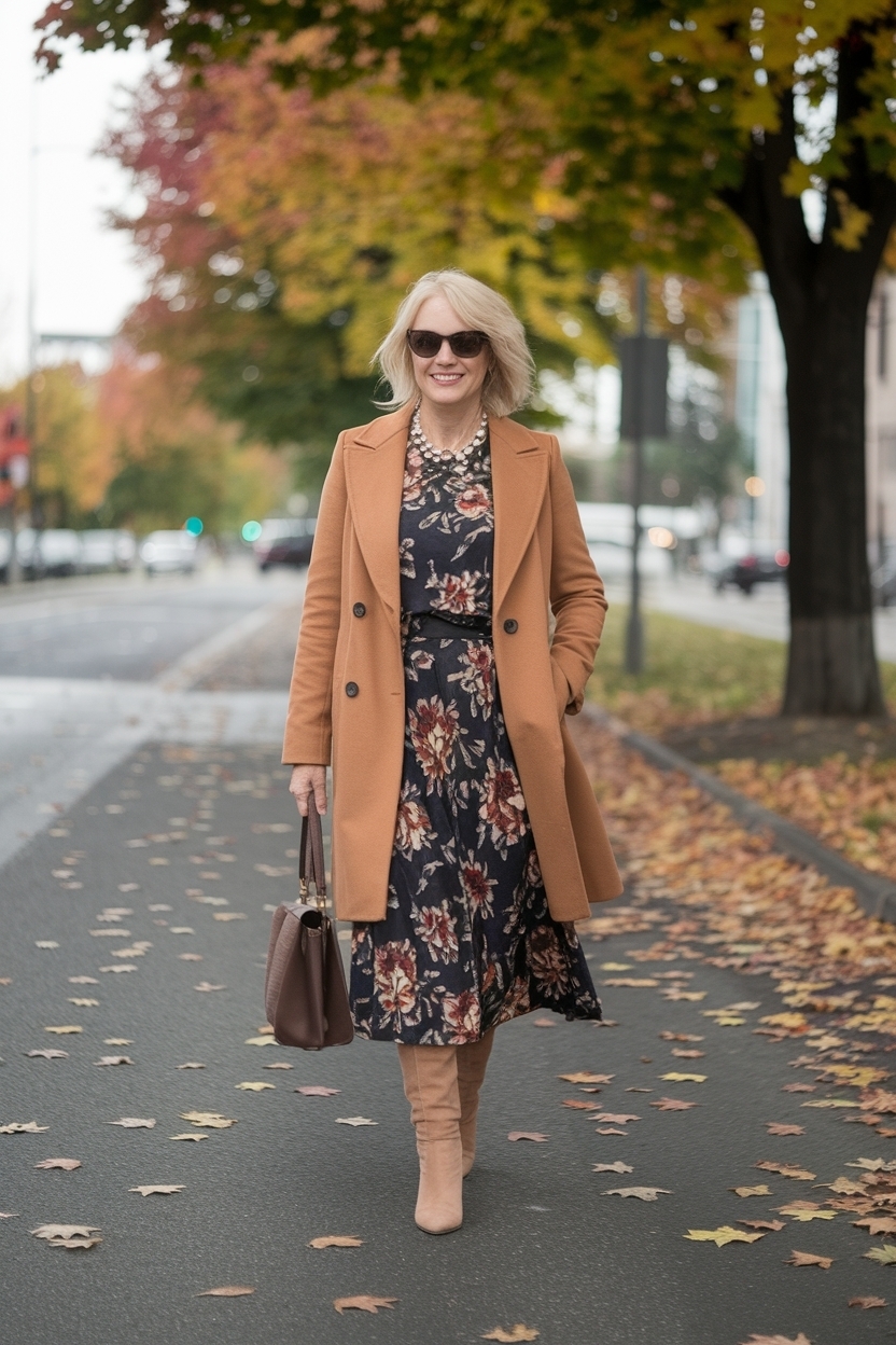 Elegant Autumn Outfits for Women Over 50 outfit idea