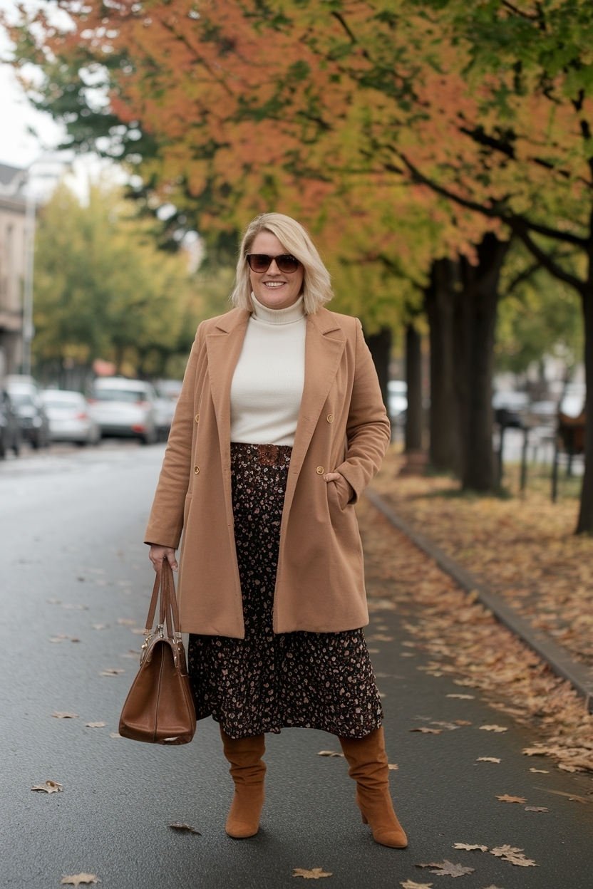 Autumn Outfits Women Over 40 Plus Size: Flattering Styles outfit idea