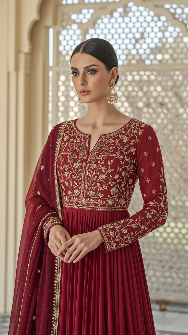 Ayeza Khan Red Dress: Celebrity-Inspired Fashion Tips outfit idea