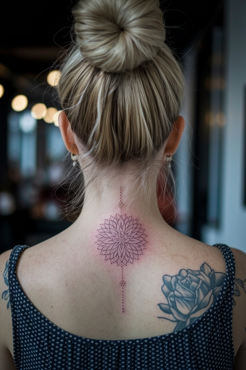 Back of Neck Tattoos for Women: A Comprehensive Guide outfit idea