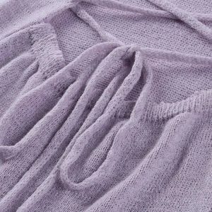 Backless Knitted Midi Dress