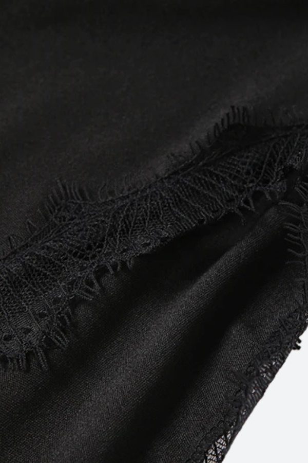 Baddie Backless Slit Mini Dress