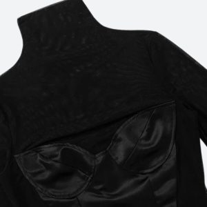 Baddie Cut Out Sheer Mini Dress