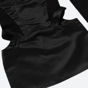 Baddie Cut Out Sheer Mini Dress