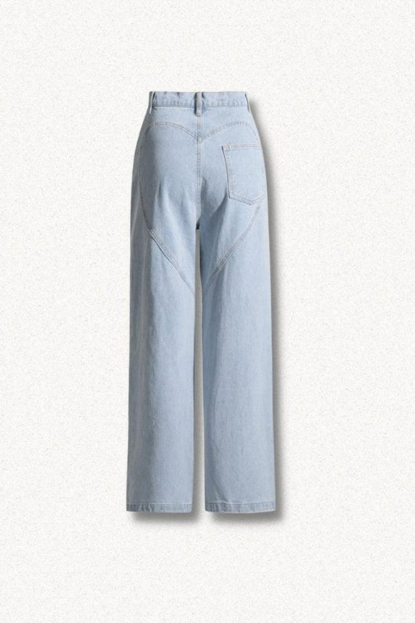 Baddie Embellished Cut-Out Jeans