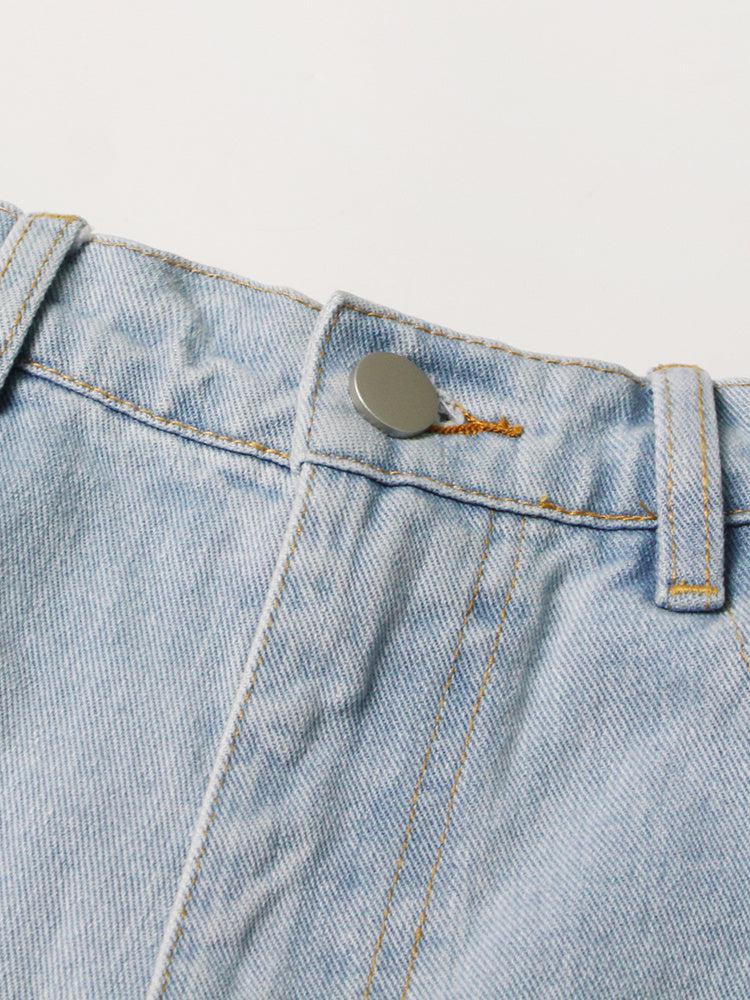 Baddie Embellished Cut-Out Jeans Baddie Embellished Cut-Out Jeans