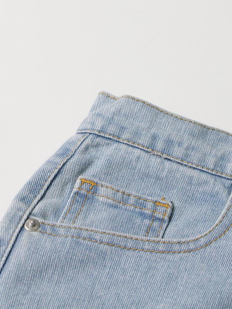 Baddie Embellished Cut-Out Jeans Baddie Embellished Cut-Out Jeans