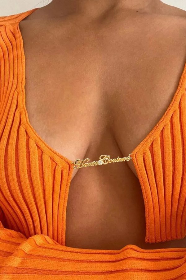 Baddie Knitted Open Front Crop Top