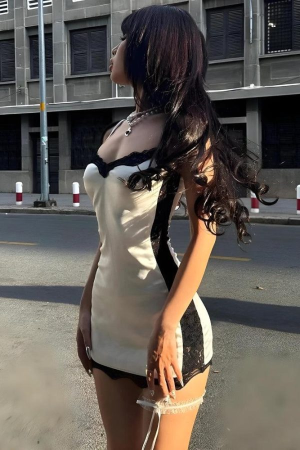 Baddie Lace Mini Dress