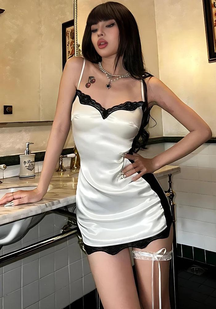 Baddie Lace Mini Dress Baddie Lace Mini Dress