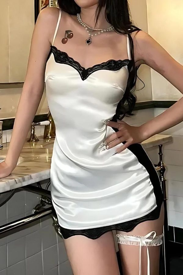 Baddie Lace Mini Dress