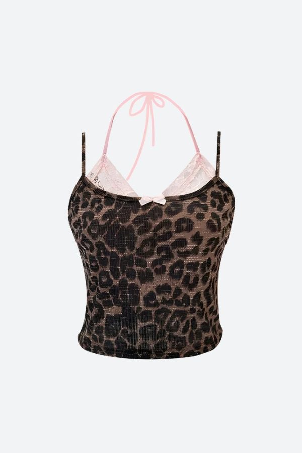 Baddie Leopard Crop Top