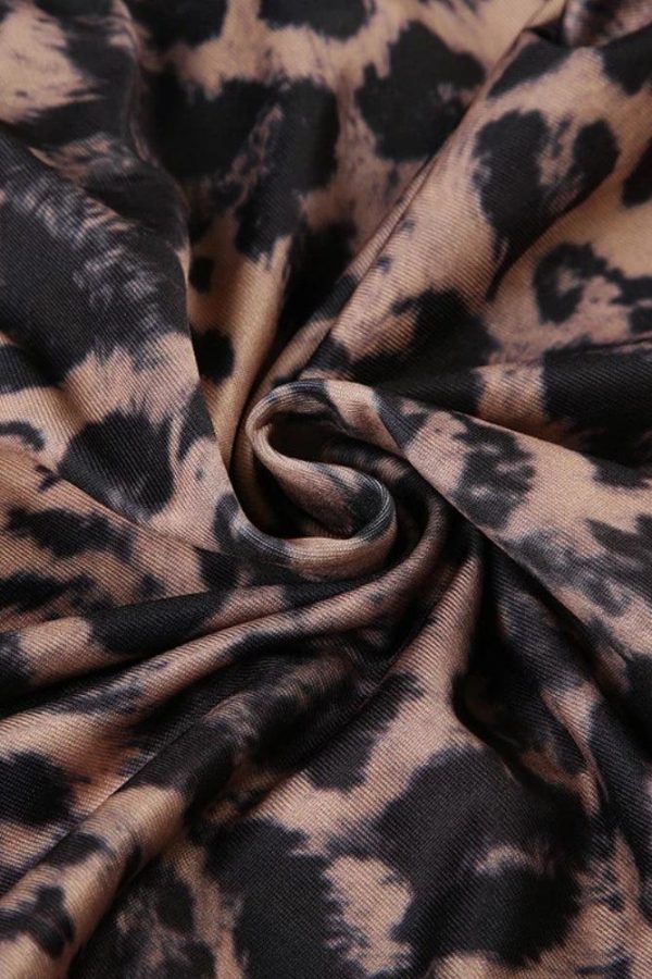 Baddie Leopard Mini Dress