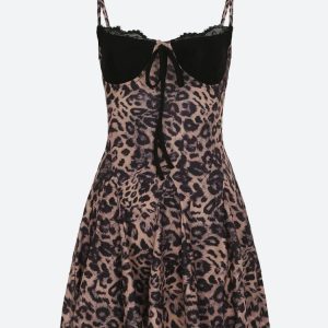 Baddie Leopard Mini Dress