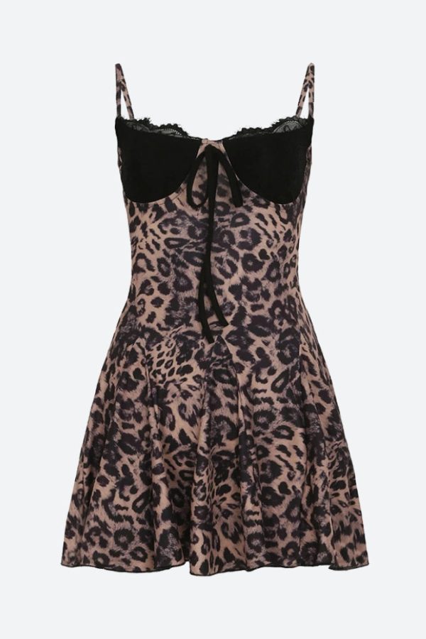 Baddie Leopard Mini Dress