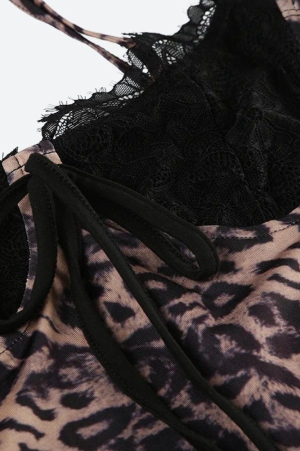 Baddie Leopard Mini Dress