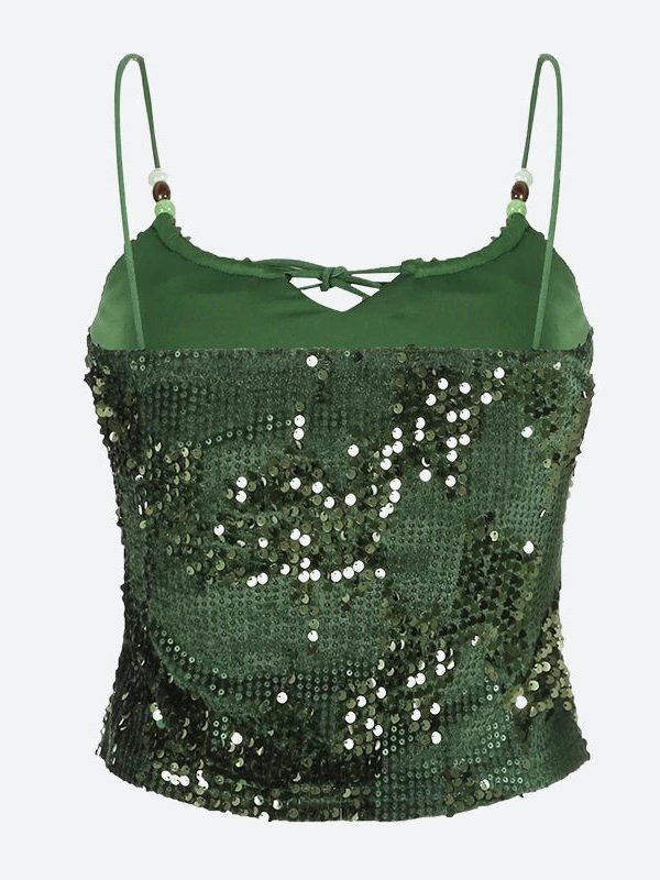 Baddie Sequined Top