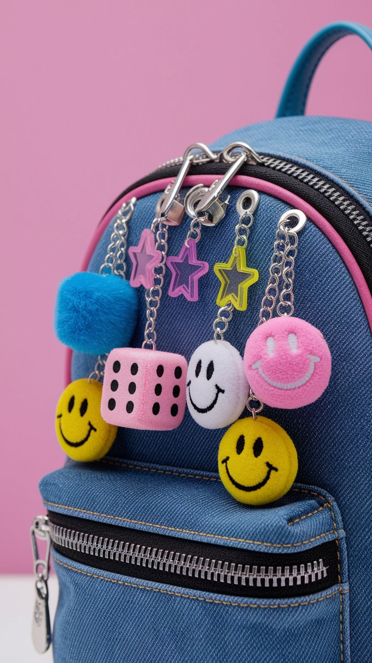 Top Bag Charms Aesthetic to Brighten Any Handbag outfit idea
