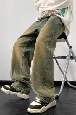 Baggy Washed Denim Jeans