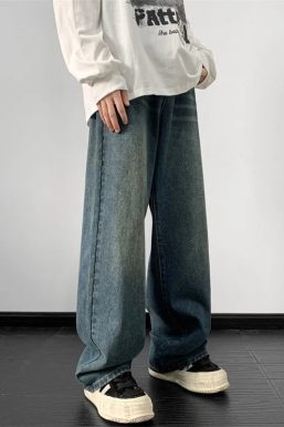 Baggy Washed Denim Jeans