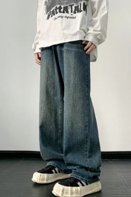 Baggy Washed Denim Jeans