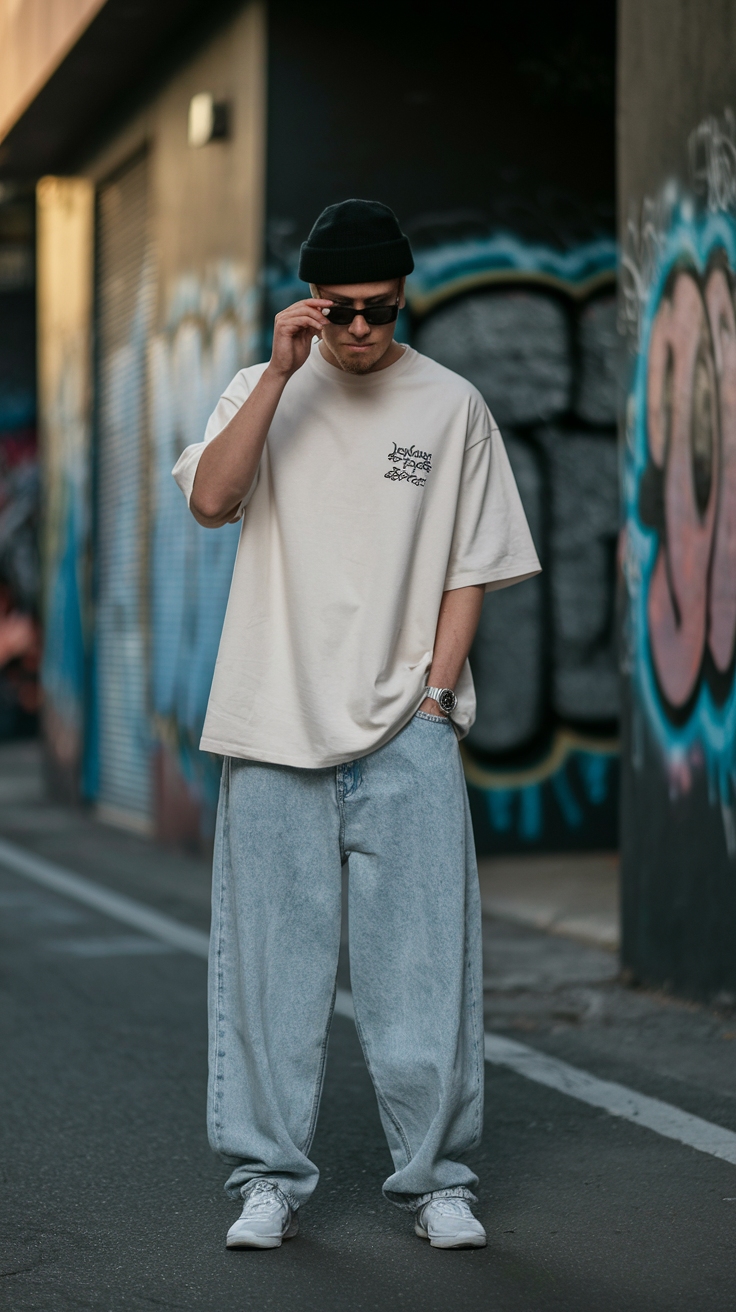 H2: Baggy Clothes Men: The Ultimate Comfort Wardrobe outfit idea