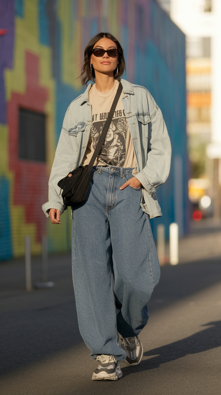 H2: Baggy Jeans Outfit Ideas for a Laid-Back Look outfit idea