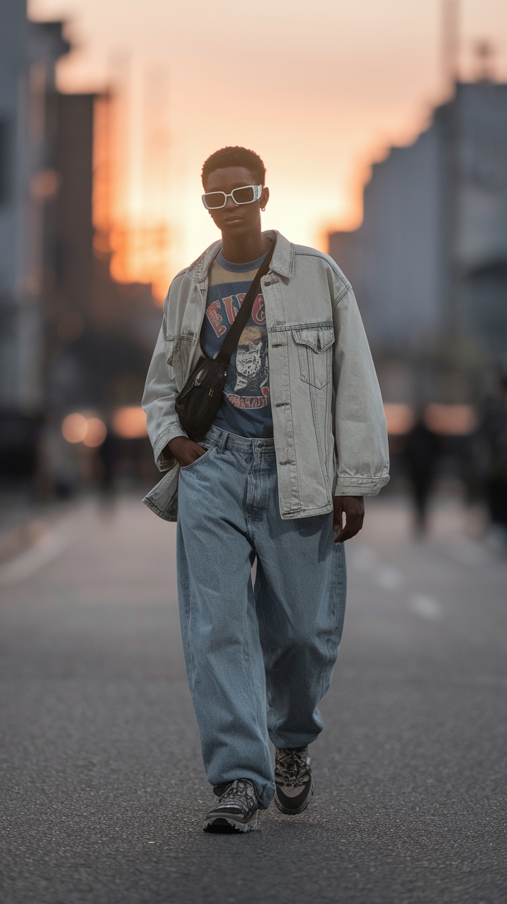 Trendy Baggy Jeans Outfit Inspo Aesthetic Must-Haves outfit idea