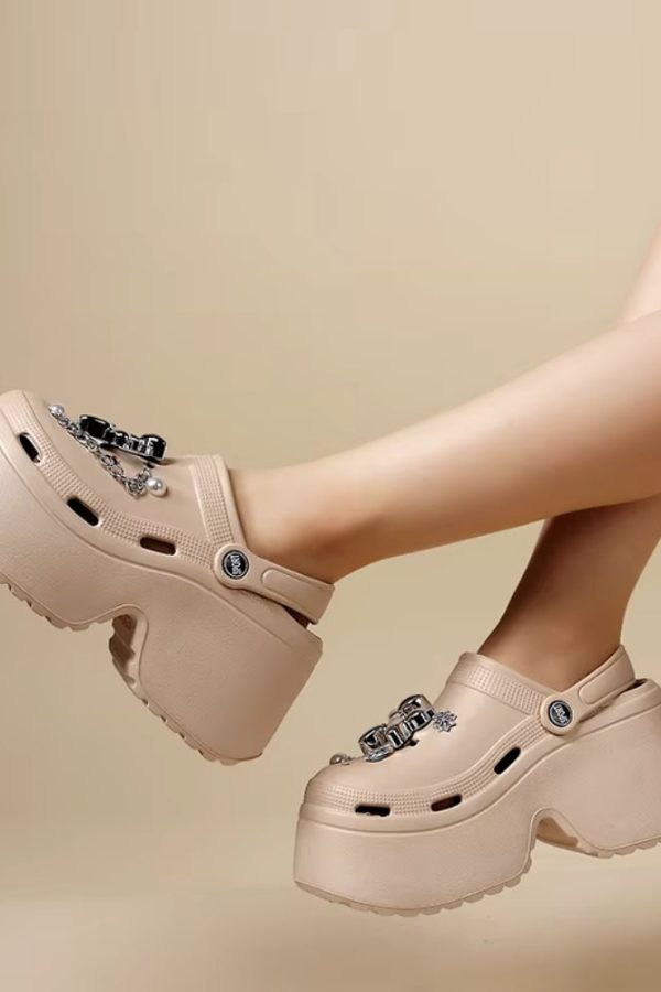 Balloon Dog Platform Clog Sandals