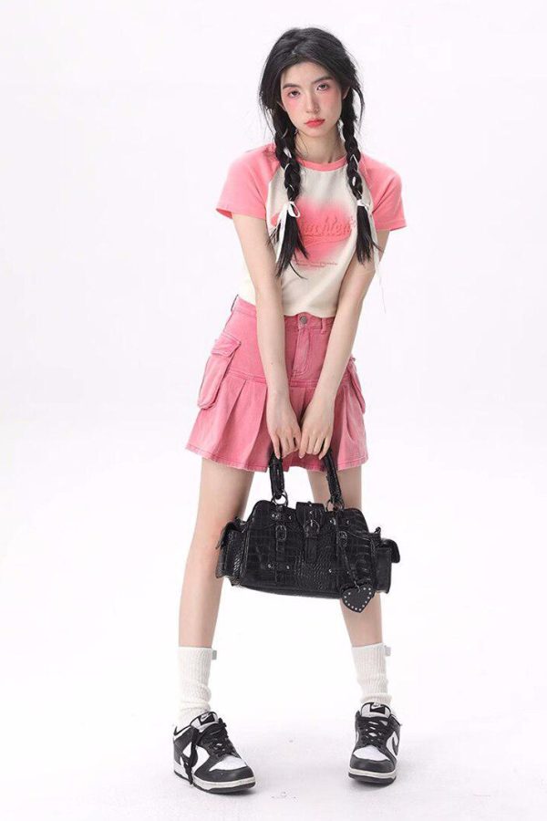 Barbie Cargo Mini Skirt