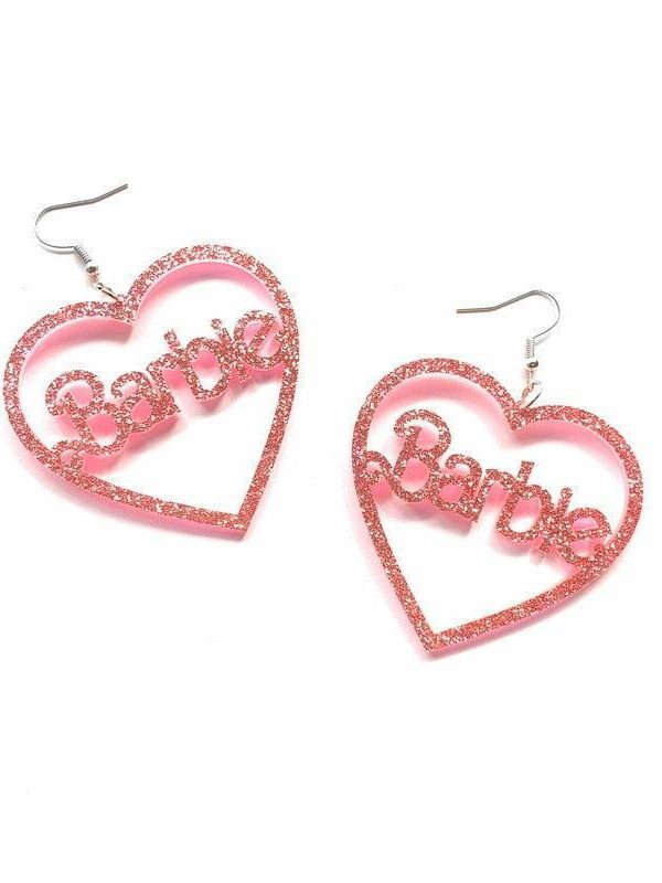 Barbie Glitter Earrings