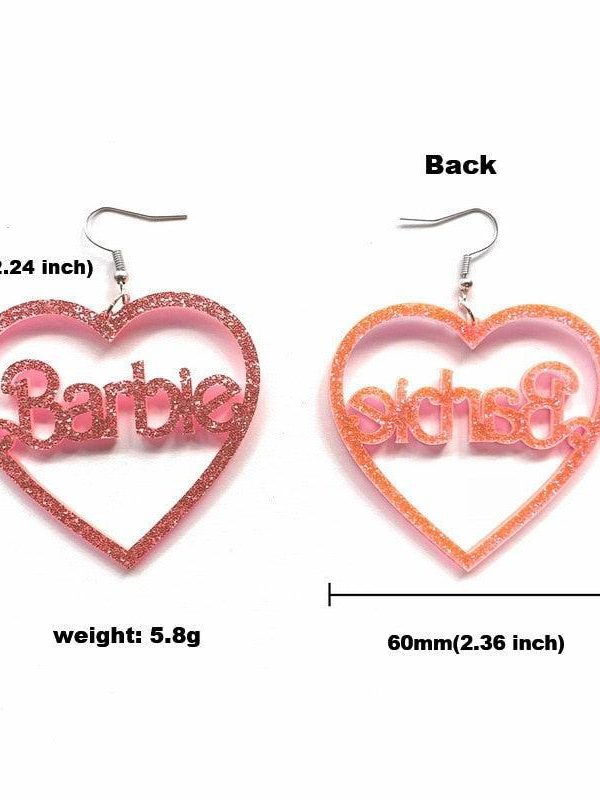 Barbie Glitter Earrings