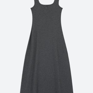 Basic Casual Button Up Midi Dress