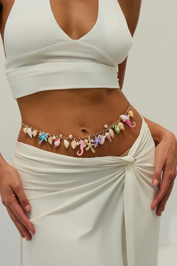 Beach Charm Belly Chain & Anklet