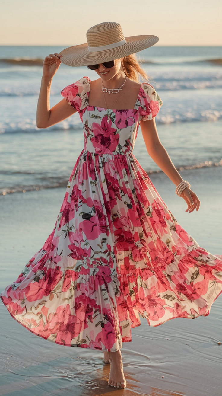 Breezy Beach Maxi Dresses for Summer Fun outfit idea