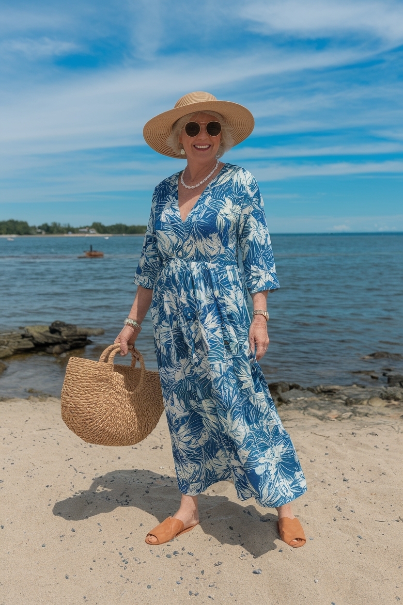 Beach Outfit Ideas Women Over 50: Fashionable Choices outfit idea