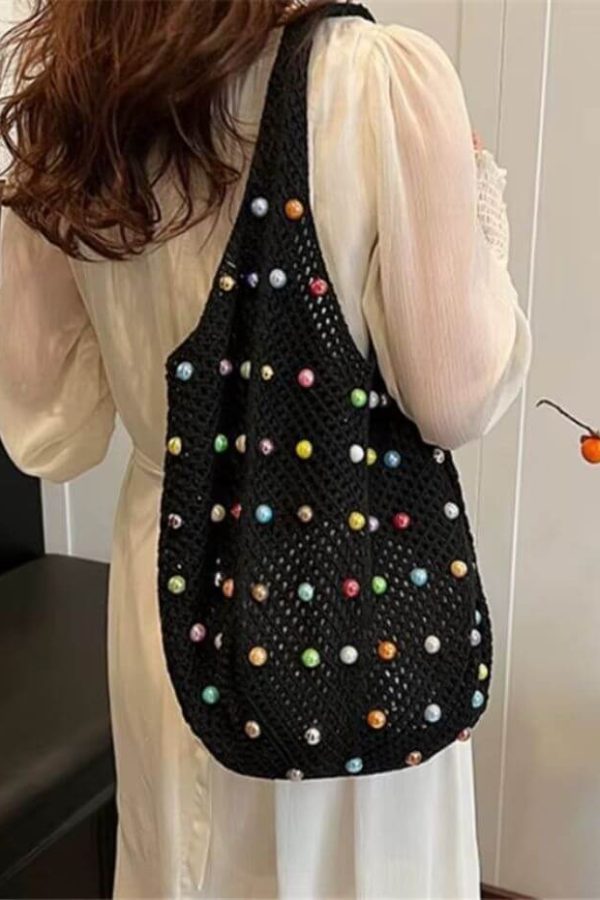 Beaded Crochet Bag