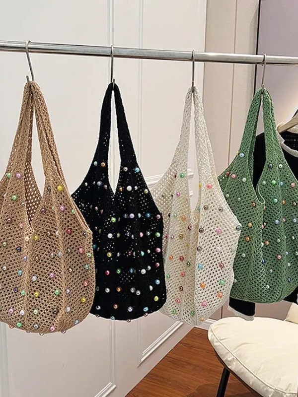 Beaded Crochet Bag