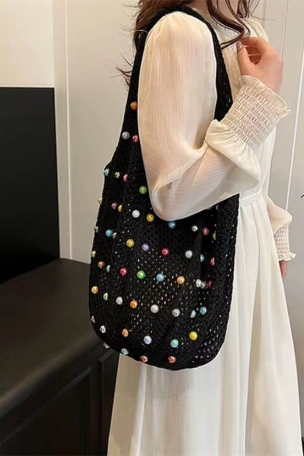 Beaded Crochet Bag