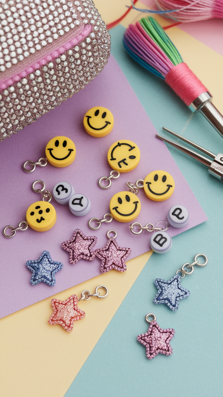 Beaded Purse Charms: A Pop of Color for Your Bag outfit idea