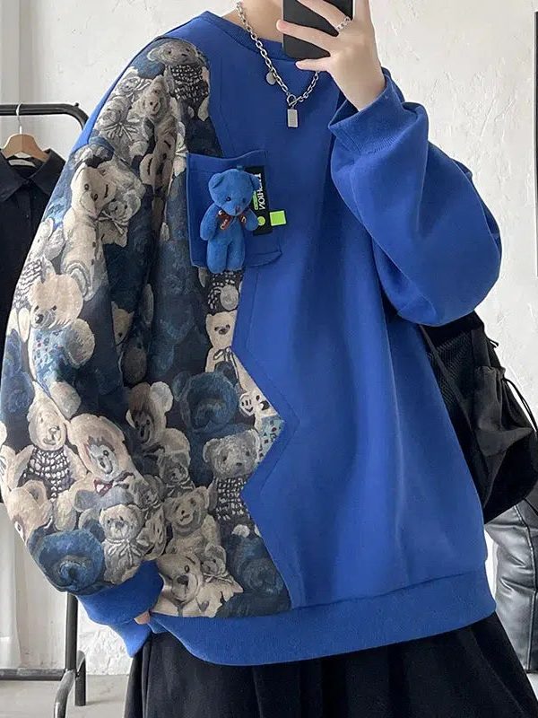 Bear Printed Sweater