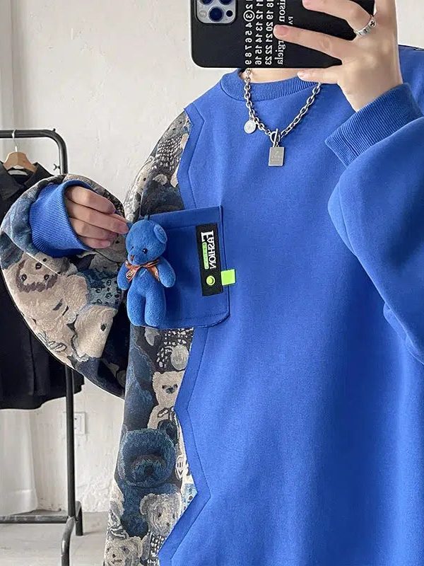 Bear Printed Sweater