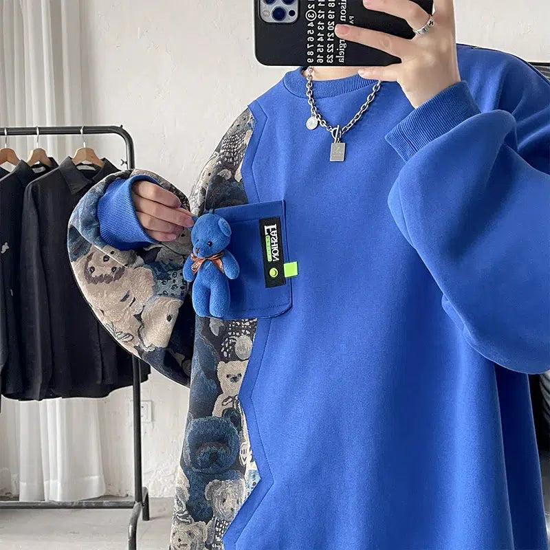 Bear Printed Sweater