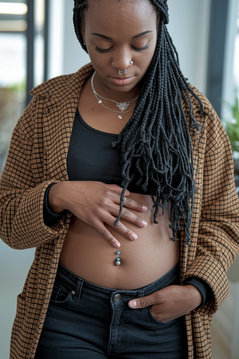 Belly Button Piercing Black Women: Embracing Diversity outfit idea