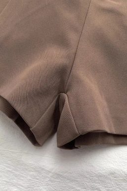 Belted High Waisted Shorts